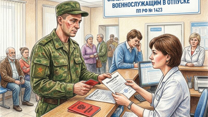 Участники СВО могут получать амбулаторную помощь в гражданских клиниках во время отпуска