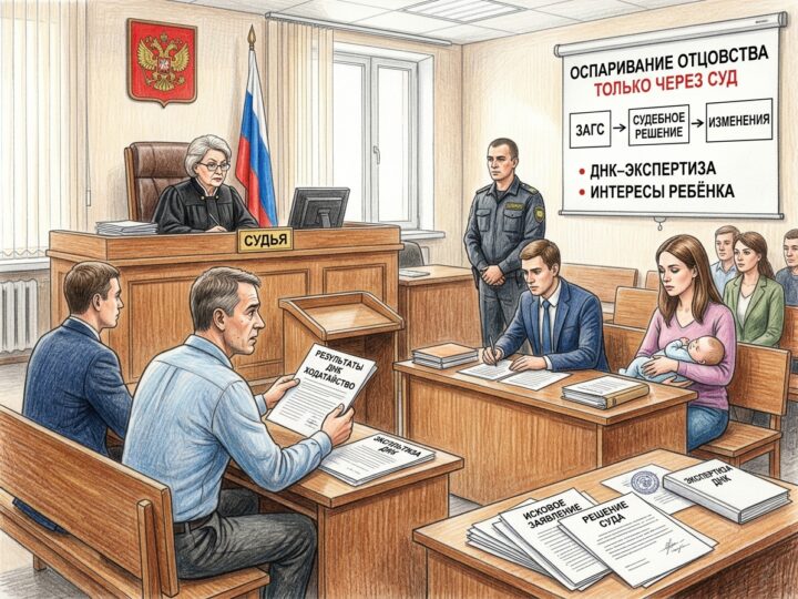 Оспаривание отцовства через суд: пошаговая инструкция