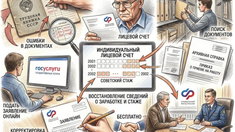 Пенсия за советский стаж: как исправить ошибки в трудовой и восстановить годы работы в СССР